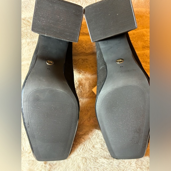 Zara High Heel Pumped Suede Shoes New With Tag - Picture 7 of 7